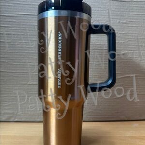Thailand 40 oz Starbucks Stanley Copper and Black Travel Mug